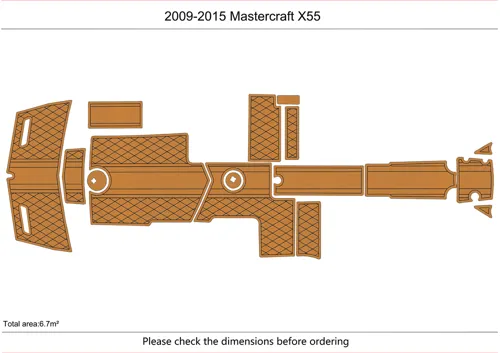 2009-15 Mastercraft X55 - SIZE: 6.7