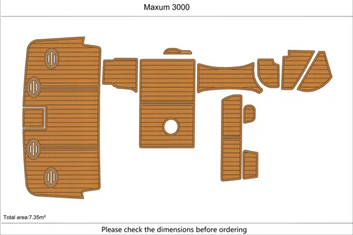 1996-02 Maxum 3000 - SIZE: 7.35