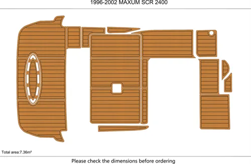 1996-02 Maxum 2400 SCR - SIZE: 7.36