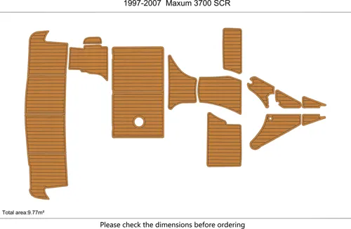 1997.07 Maxum 3700 SCR - SIZE: 9.77