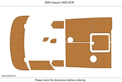 2003-05 Maxum 2400 SCR - SIZE: 5.61