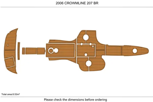 2006 Crownline 207 Br - SIZE: 8.53
