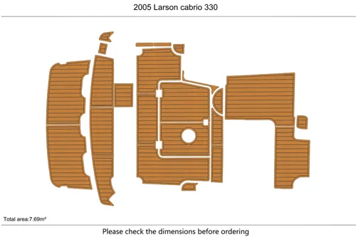 2002-10 Larson CABRIO 330 - SIZE: 7.69