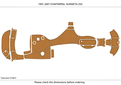 1997-2007 Chaparral Sunseta 232 - SIZE: 10.65