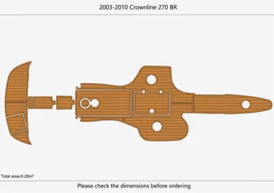 2003-10 Crownline 270 Br - SIZE: 8.28