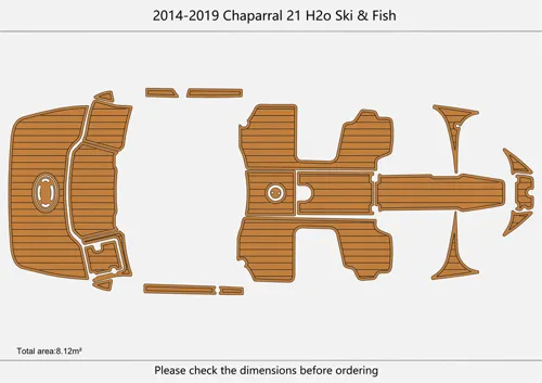 2014-2019 Chaparral 21 H2o Ski & Fish - SIZE: 8.12