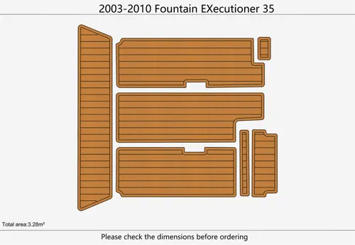 2003-10 Fountain Executioner 35 - SIZE: 3.28