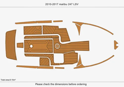 2010-17 Malibu 247 LSV - SIZE: 8.15