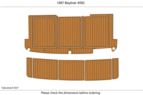 1985-1988 Bayliner 4550 - SIZE: 9.72