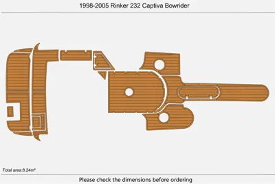 1998-2005 Rinker 232 CB - SIZE: 8.24