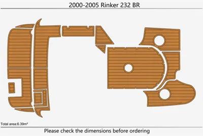 2002-05 Rinker 232 BR - SIZE: 6.39