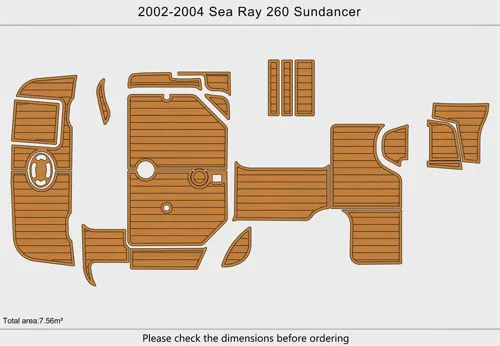 2002-04 Sea Ray 260 SUNDANCER - SIZE: 7.56