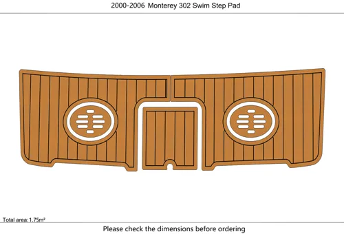 2000-06 Monterey 302 CRUISER - SIZE: 1.75