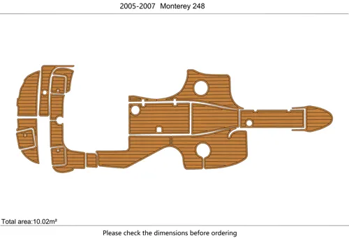 2005-07 Monterey 248 - SIZE: 10.02