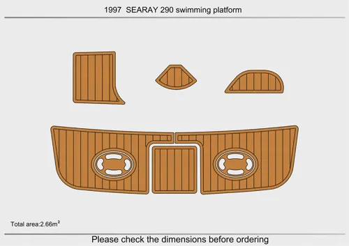 1997 Sea Ray 290 SWIM STEP - SIZE: 2.66