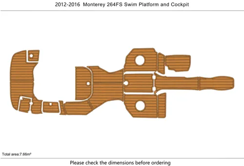2012-16 Monterey 264FS BR - SIZE: 7.66