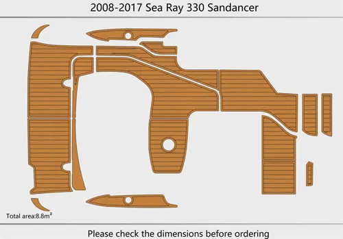 2008-17 Sea Ray 330 SUNDANCER - SIZE: 8.8