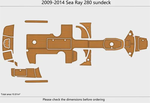 2009-14 Sea Ray 280 SUNDECK - SIZE: 10.81