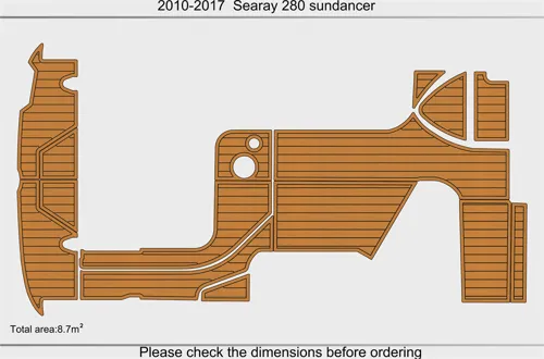 2010-17 Sea Ray 280 SUNDANCER - SIZE: 8.7