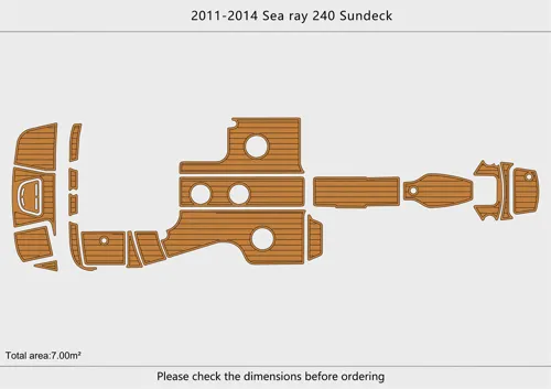 2011-14 Sea Ray 240 SUNDECK - SIZE: 7