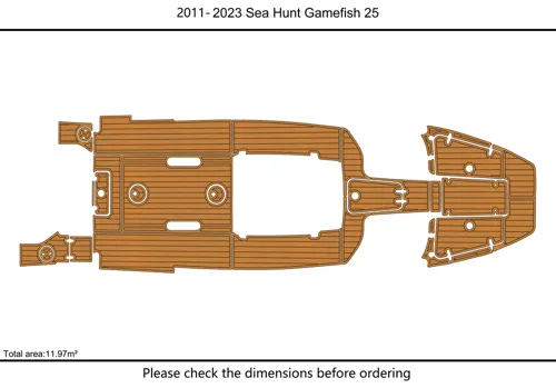 2011-23 Sea Hunt GAMEFISH 25 - SIZE: 11.97