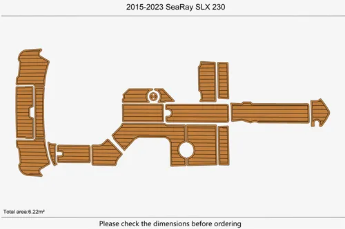 2015-23 Sea Ray SLX 230 - SIZE: 6.22
