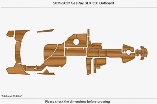 2015-23 Sea Ray SLX 350 OUTBOARD - SIZE: 13.09