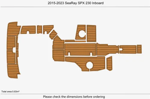2015-23 Sea Ray SPX 230 INBOARD - SIZE: 5.83