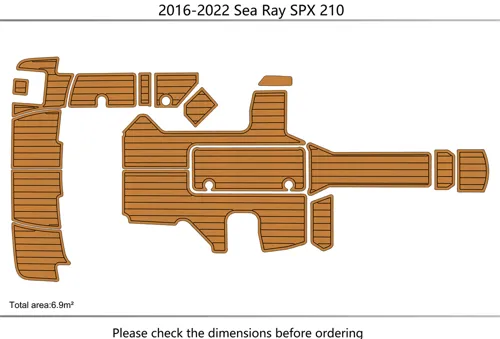 2017-22 Sea Ray 210 SPX - SIZE: 6.9