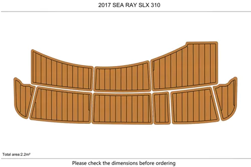 2017 Sea Ray SLX 310 SWIM STEP - SIZE: 2.2