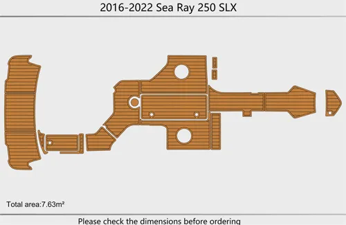 2016-22 Sea Ray 250 SLX - SIZE: 7.63