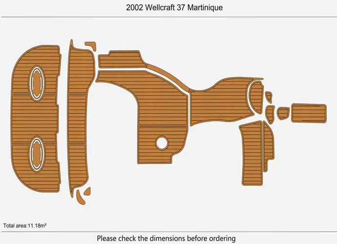 2002 Wellcraft 37 MARTINIQUE - SIZE: 11.18