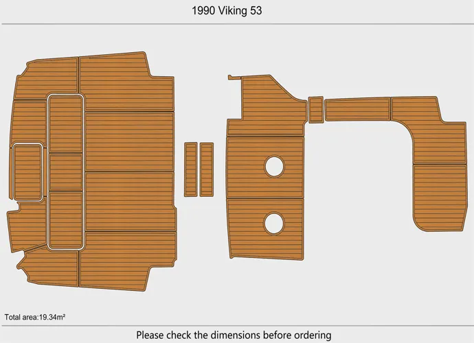 1990 Viking Yachts 53 - SIZE: 19.34