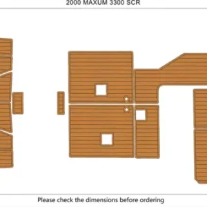 1999-04 Maxum 3300 SCR - SIZE: 7.97