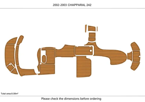2002-2003 Chaparral 242 - SIZE: 8.08