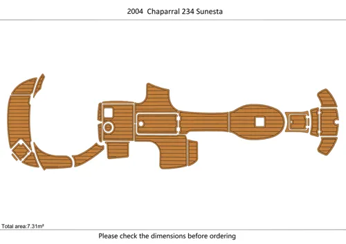 2004 Chaparral 234 Sunesta - SIZE: 7.31