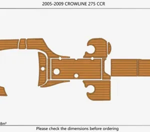2005-09 Crownline 275 Ccr - SIZE: 6.58