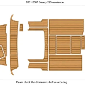 2001-07 Sea Ray 225 WEEKENDER - SIZE: 7.1