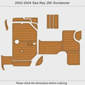 2002-04 Sea Ray 260 SUNDANCER - SIZE: 7.56