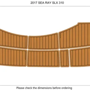 2017 Sea Ray SLX 310 SWIM STEP - SIZE: 2.2